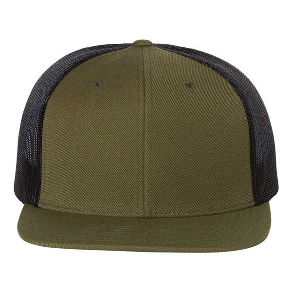 Custom Wool Blend Flat Bill Trucker Cap