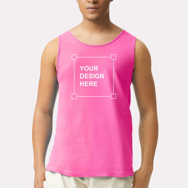 Custom Unisex Garment-Dyed Heavyweight Tank Top